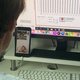 Professor Helen Cullington linking up with Margarida Cibrao-Roque for the remote switch-on session.